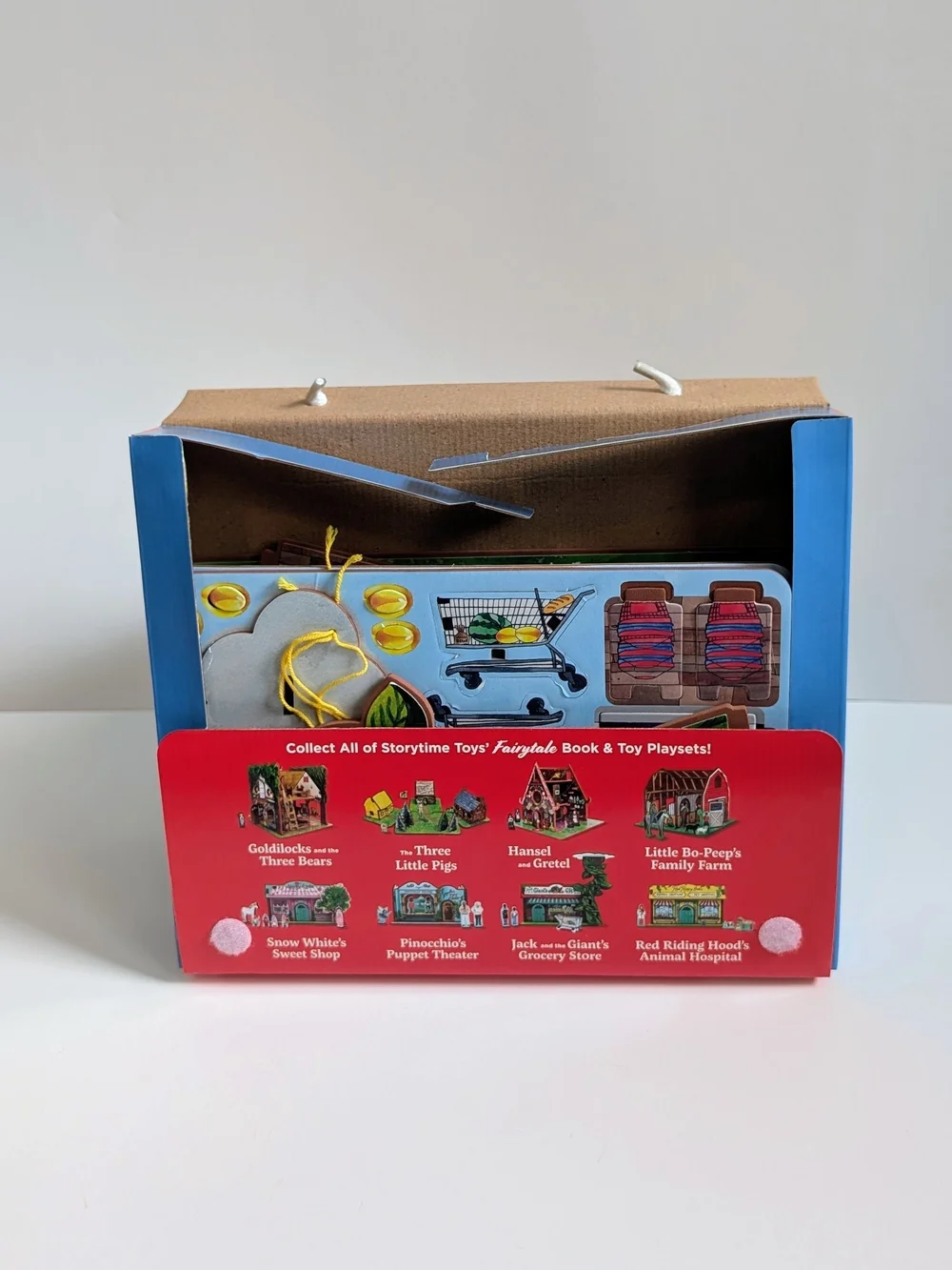 Storytime Toys Jack & the Giant's Grocery & Beanstalk Book & Play Set - COMPLETE
